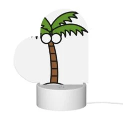Love Acrylic Night Light, A Cartoon Drawing Of A Palm Tree With A Face Drawn On It. 11 Love Acrylic Night Light, A Cartoon Drawing Of A Palm Tree With A Face Drawn On It. -Pattern Night Light 2d3c1e4763a411ffd0d004a664e9bb15cdca1fa6
