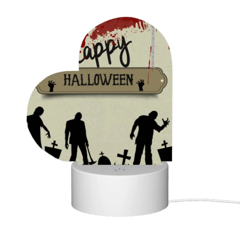 Love Acrylic Night Light, A sign that says Happy Halloween. Love Acrylic Night Light, A Sign That Says Happy Halloween. -Pattern Night Light 2dc332595fb492f04052d4631f8a021af756fbd9