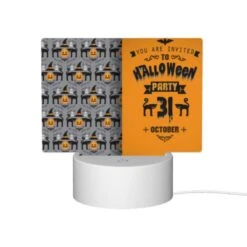 Rectangular Acrylic Night Light, A Halloween Party Invitation With A Witch On It. 11 Rectangular Acrylic Night Light, A Halloween Party Invitation With A Witch On It. -Pattern Night Light 2dd2550eff1290cf03b86c7bd75540db2bf2ce23