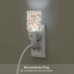 Night Light Set Of 2, A Colorful Floral Pattern With Orange 6 Night Light Set Of 2, A Colorful Floral Pattern With Orange -Pattern Night Light 2e0cf11a4ff7a3299a208e5fb535f2f515ff1cac