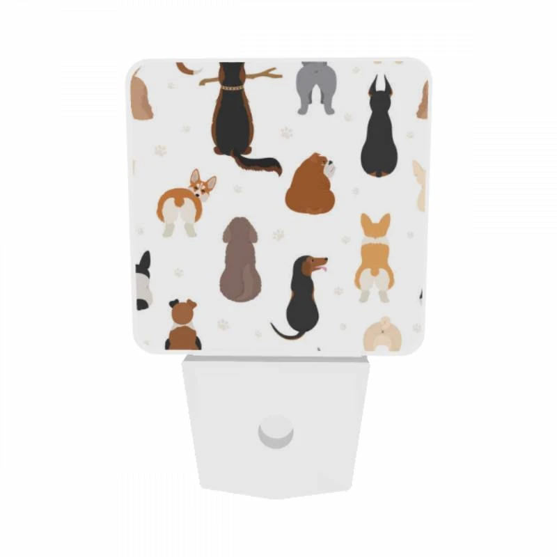 Night Light Set of 2, A collection of different dog breeds. Night Light Set Of 2, A Collection Of Different Dog Breeds. -Pattern Night Light 2e3d9acd66bdc28879d213d2d3311990cd3c9dd2