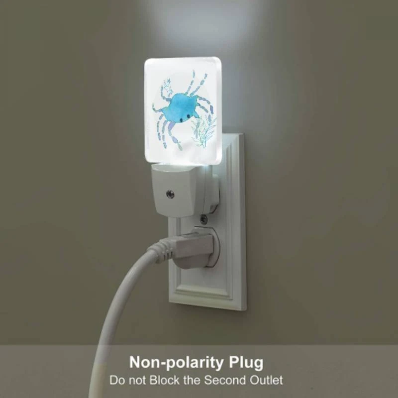Night Light, A blue crab with green legs and antennae. Night Light, A Blue Crab With Green Legs And Antennae. -Pattern Night Light 3062e4156e23af355d29bb3c0551c5f816bdb744