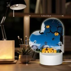 Love Acrylic Night Light, A Tree With A Spider Web And Pumpkins Hanging From It. 7 Love Acrylic Night Light, A Tree With A Spider Web And Pumpkins Hanging From It. -Pattern Night Light 32581e7d28b5320f368a43ea7b874b81ce4fe04a