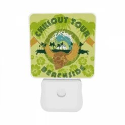 Night Light Set Of 2, A Colorful Advertisement For A Beachside Tour. 9 Night Light Set Of 2, A Colorful Advertisement For A Beachside Tour. -Pattern Night Light 352b6bbb131d8b09a915d8788f3abf723afadf5d