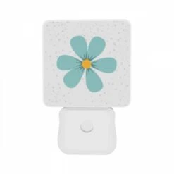 Night Light Set Of 2, A Blue Flower With A Yellow Center. 10 Night Light Set Of 2, A Blue Flower With A Yellow Center. -Pattern Night Light 357d63ec75c49d7d1c19f1465552e9bd093bfde7