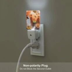 Night Light, A Halloween Poster With A Cat 5 Night Light, A Halloween Poster With A Cat -Pattern Night Light 35ae7f2d2aeb4977e63e4475156906adc66468da