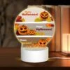 Round Acrylic Night Light, Two Banners With Pumpkins And Leaves On Them 2 Round Acrylic Night Light, Two Banners With Pumpkins And Leaves On Them -Pattern Night Light 36dc89c572bd0eea98f97ad99a0d8ff941cf0e04