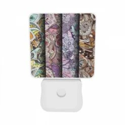 Night Light Set Of 2, Four Different Colored Paintings Of Swirls And Designs. 9 Night Light Set Of 2, Four Different Colored Paintings Of Swirls And Designs. -Pattern Night Light 394929196df26149e35e58439662bb538893b43b