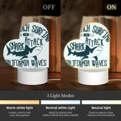 Love Acrylic Night Light, A Poster Advertising Long Beach Surfing 1987. -Pattern Night Light 3a7cc51cd928fedfe53a76e16815d6f731b675ad