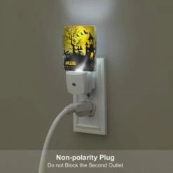 Night Light, A Halloween Scene With A Tree -Pattern Night Light 3b2d169b82bce5a9b016c5f66de2b757563f9037