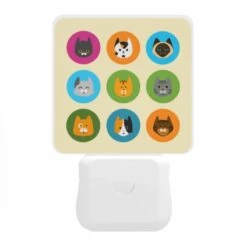 Night Light, A Collection Of Cat Images In Different Colors. 11 Night Light, A Collection Of Cat Images In Different Colors. -Pattern Night Light 3b51ba7c12ed0402686c79ef4cb0dd6b5c4044ed