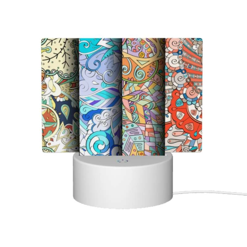 Rectangular Acrylic Night Light, Four different colored designs of a tree. Rectangular Acrylic Night Light, Four Different Colored Designs Of A Tree. -Pattern Night Light 3b9d00dce214b8785c51285b7985b57e95ec45f6