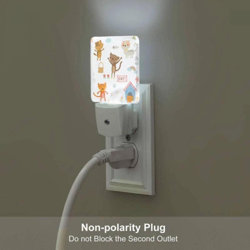 Night Light Set of 2, A collection of cartoon animals Night Light Set Of 2, A Collection Of Cartoon Animals -Pattern Night Light 3c1d10c9dc3bac21b3afd7916d4cd349b3242d67