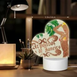 Love Acrylic Night Light, A Woman In A Bikini Is Standing In Front Of A Palm Tree. 7 Love Acrylic Night Light, A Woman In A Bikini Is Standing In Front Of A Palm Tree. -Pattern Night Light 3c56f4859cb9edd516b39cf35953fa0379cb10fa