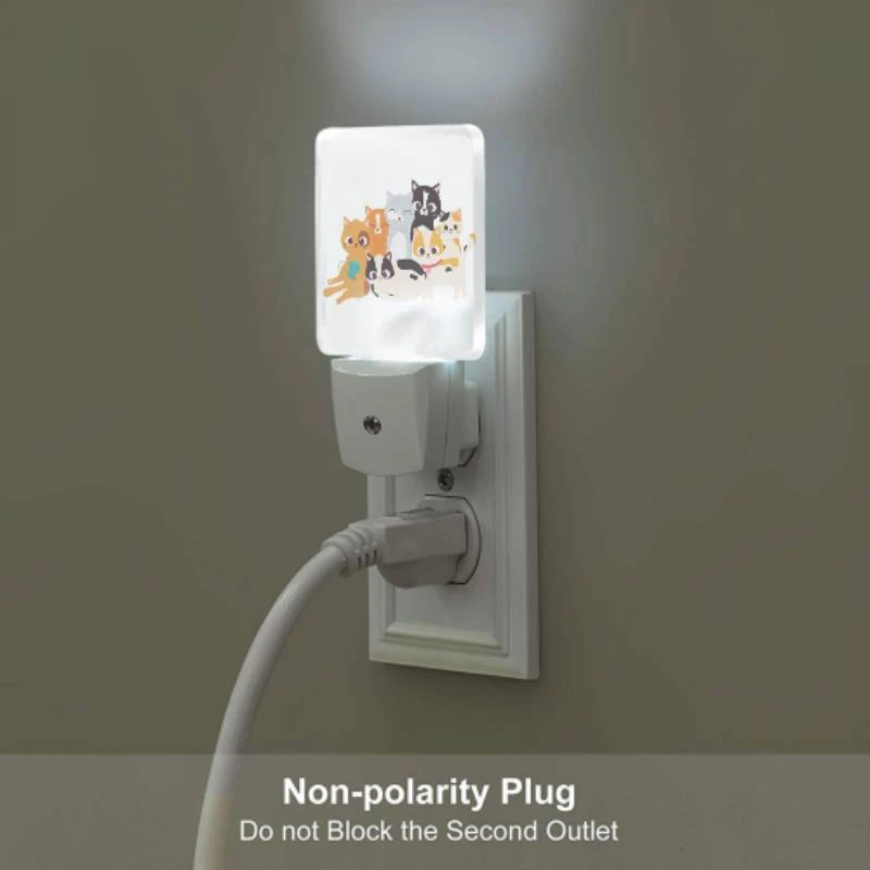 Night Light, A group of cats are sitting together. Night Light, A Group Of Cats Are Sitting Together. -Pattern Night Light 3e229f56c82d7aa6f74e16e4f9053cb47eb12d8e