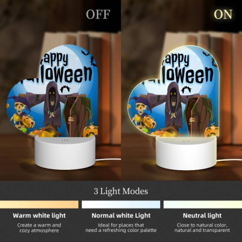 Love Acrylic Night Light, A Halloween poster with a witch Love Acrylic Night Light, A Halloween Poster With A Witch -Pattern Night Light 3e2888aaa834f8b5eb26f313c3e711a7e61a80e4