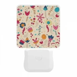 Night Light, A Colorful Floral Pattern With A Variety Of Flowers And Leaves. 11 Night Light, A Colorful Floral Pattern With A Variety Of Flowers And Leaves. -Pattern Night Light 3fb9fb62fb49dabfbbee99212126c0d3c0da2f14