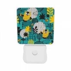 Night Light Set Of 2, A Colorful Cartoon Of A Forest With Various Animals 9 Night Light Set Of 2, A Colorful Cartoon Of A Forest With Various Animals -Pattern Night Light 4002020369809558e236adf0c4ad62157d559551