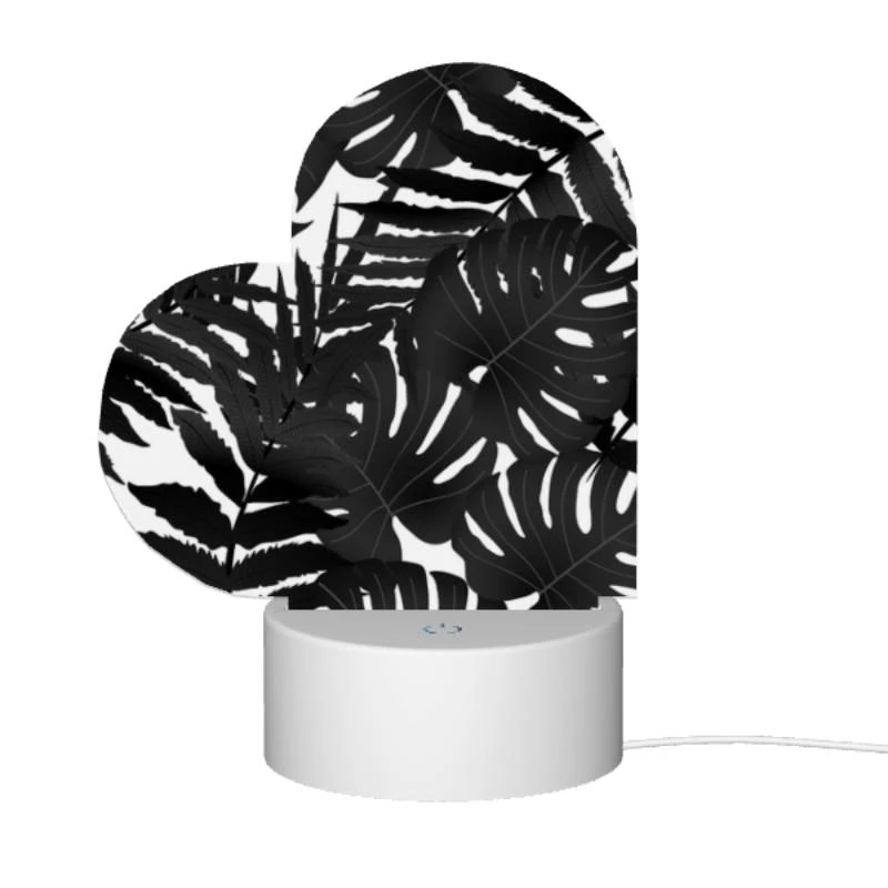 Love Acrylic Night Light, A close up of a leafy plant with a black background. Love Acrylic Night Light, A Close Up Of A Leafy Plant With A Black Background. -Pattern Night Light 41dc11e835372058235bc1ca0f2f0f053be995eb