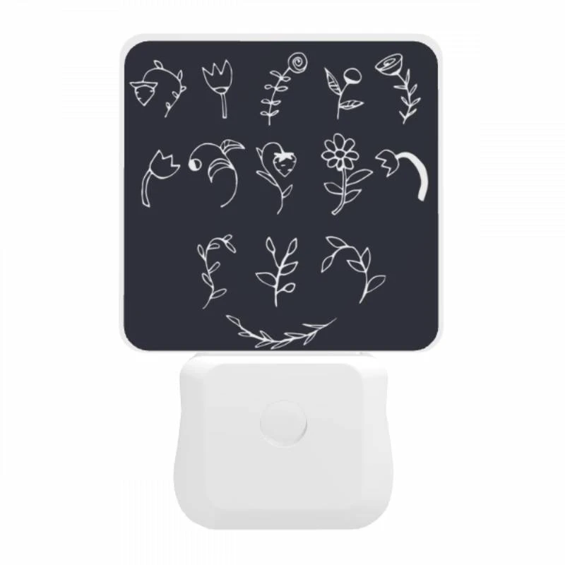 Night Light, A collection of flower drawings in black and white. Night Light, A Collection Of Flower Drawings In Black And White. -Pattern Night Light 42b23acf96b5daf73331b6a797eb0879039d2b7e