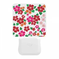 Night Light, A Colorful Flower Pattern With Red 11 Night Light, A Colorful Flower Pattern With Red -Pattern Night Light 4336c4f4465ceb64d4a0c3e9363cef9493dc1df2