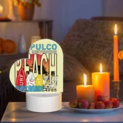 Love Acrylic Night Light, A Surfboard With The Words "Surfboard Co's" Written On It. 8 Love Acrylic Night Light, A Surfboard With The Words "Surfboard Co's" Written On It. -Pattern Night Light 43449e8dde58bfdbecfd089feead6db76baf249b