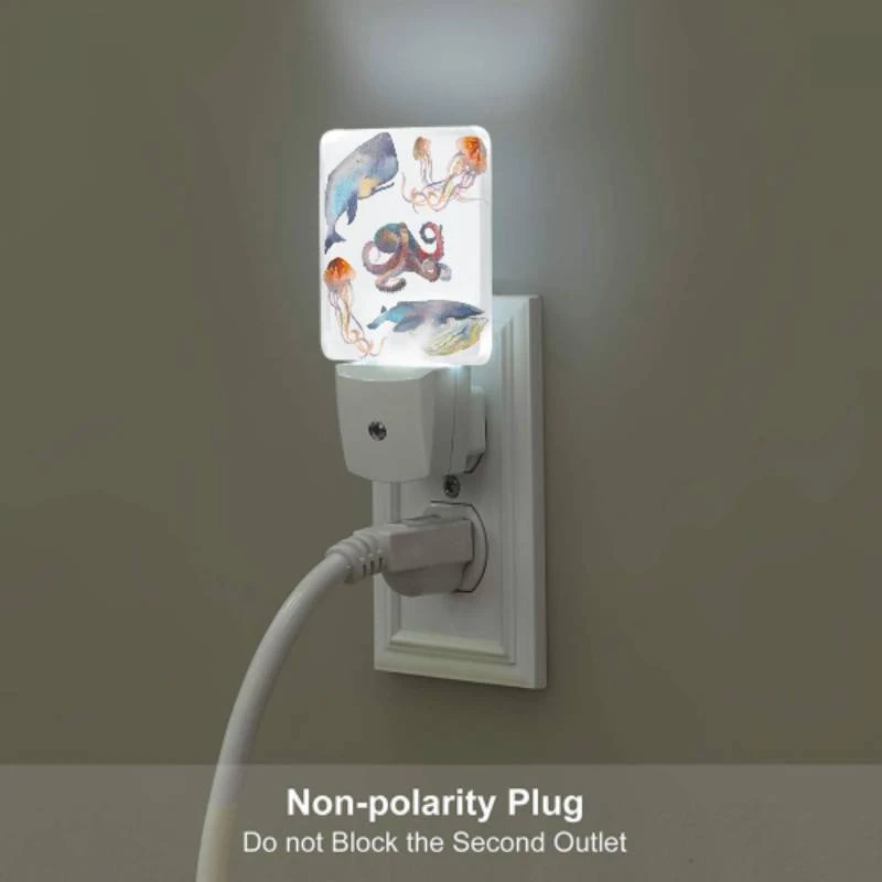 Night Light, A collection of sea creatures Night Light, A Collection Of Sea Creatures -Pattern Night Light 43badb05ca0ada91a72c98c3be54c671e2f02307