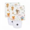 Night Light Set Of 2, A Collection Of Cartoon Animals 2 Night Light Set Of 2, A Collection Of Cartoon Animals -Pattern Night Light 44196a6fbc0fc37ff7eb7a281b792bc2d86cfc65