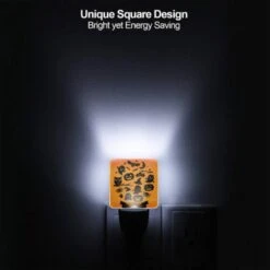 Night Light, A Collection Of Halloween Symbols. 6 Night Light, A Collection Of Halloween Symbols. -Pattern Night Light 452a65ba751c876536b2bb25fe7e3bd56296c8fe