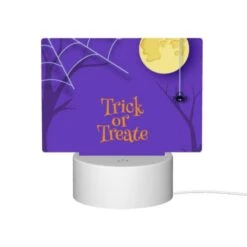 Rectangular Acrylic Night Light, A Spooky Halloween Scene With A Spider Hanging From A Tree And A Full Moon In The Background. 11 Rectangular Acrylic Night Light, A Spooky Halloween Scene With A Spider Hanging From A Tree And A Full Moon In The Background. -Pattern Night Light 45bb0dc16ef69ae27a70d720146cb0348fc7e137