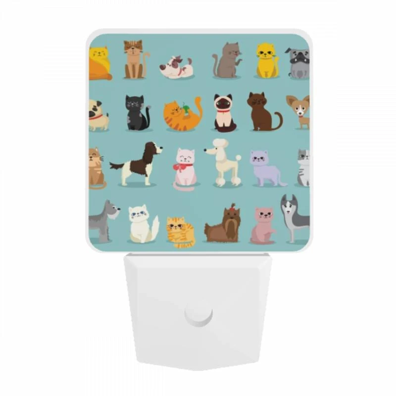 Night Light, A collection of different colored cats. Night Light, A Collection Of Different Colored Cats. -Pattern Night Light 471c58e9b6ef43f820b083558eb901de89ab2d7c