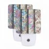 Night Light Set Of 2, Four Different Colored Paintings Of Flowers. 1 Night Light Set Of 2, Four Different Colored Paintings Of Flowers. -Pattern Night Light 48419d38a79661658678c2525ee54fb532d1a203