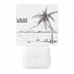 Night Light, A Drawing Of A Palm Tree On A Beach. 10 Night Light, A Drawing Of A Palm Tree On A Beach. -Pattern Night Light 484642be09e34de90bee22f74a86e0661561c35d