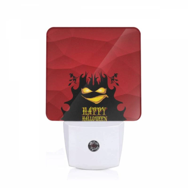 Night Light, A red background with a happy halloween sign. Night Light, A Red Background With A Happy Halloween Sign. -Pattern Night Light 4918af95d9d9885111eeea01e450b528f0079443