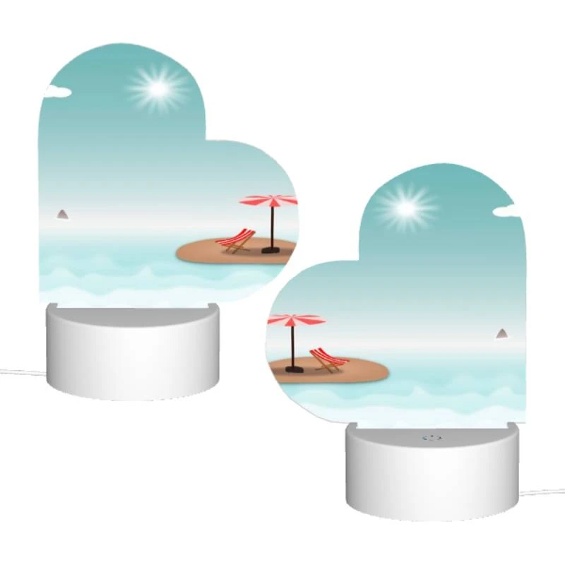 Love Acrylic Night Light, A red and black umbrella is on a beach Love Acrylic Night Light, A Red And Black Umbrella Is On A Beach -Pattern Night Light 493301c25dba6f360a4c3d0cea01b53f8ba6796a