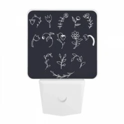 Night Light, A Collection Of Flower Drawings In Black And White. 9 Night Light, A Collection Of Flower Drawings In Black And White. -Pattern Night Light 4a9809af28fe9fa392b52fca3dc5a275ef19f61e