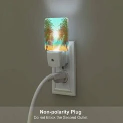 Night Light Set Of 2, A Sunset With Two Palm Trees In The Foreground. 6 Night Light Set Of 2, A Sunset With Two Palm Trees In The Foreground. -Pattern Night Light 4b1e841ba944c97ef9e32ad68c706aabb8763eab