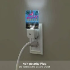 Night Light Set Of 2, A Poster Advertising A Live Concert. 5 Night Light Set Of 2, A Poster Advertising A Live Concert. -Pattern Night Light 4b5403ef61c12f8583969e48a9b6cd8e5073097a