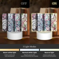 Rectangular Acrylic Night Light, Three Different Colored Designs Of Swirls And Patterns. 4 Rectangular Acrylic Night Light, Three Different Colored Designs Of Swirls And Patterns. -Pattern Night Light 4b84af996875d0eb98a58cb3dcd40c03fb19d9d5
