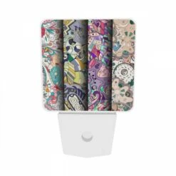 Night Light Set Of 2, Four Colorful Designs Are Displayed In A Row. 8 Night Light Set Of 2, Four Colorful Designs Are Displayed In A Row. -Pattern Night Light 4d2e4102e507014ab1206cedf81f96171043b6d7