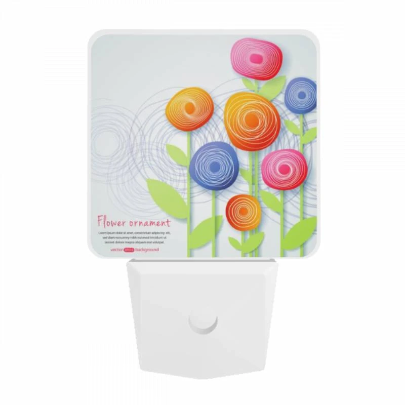 Night Light, A colorful flower arrangement with a variety of flowers. Night Light, A Colorful Flower Arrangement With A Variety Of Flowers. -Pattern Night Light 4ef1470abc2896e017e6fdd665b376d114221ff2
