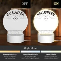 Round Acrylic Night Light, A White Card With A Skull And Crossbones On It. 4 Round Acrylic Night Light, A White Card With A Skull And Crossbones On It. -Pattern Night Light 4f7a09213a8e5ae97da9cdaf91935de5f546809f