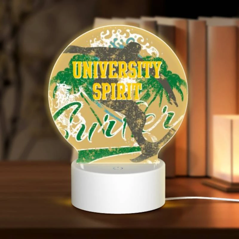 Round Acrylic Night Light, A logo for University Spirit. Round Acrylic Night Light, A Logo For University Spirit. -Pattern Night Light 50992aafcc21da1d4f3b6767d30f28886f386be3