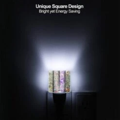 Night Light Set Of 2, Three Colorful Paintings Are Displayed Side By Side. 5 Night Light Set Of 2, Three Colorful Paintings Are Displayed Side By Side. -Pattern Night Light 51bb23ff07854ce003fea2e8d00427f3d436734b