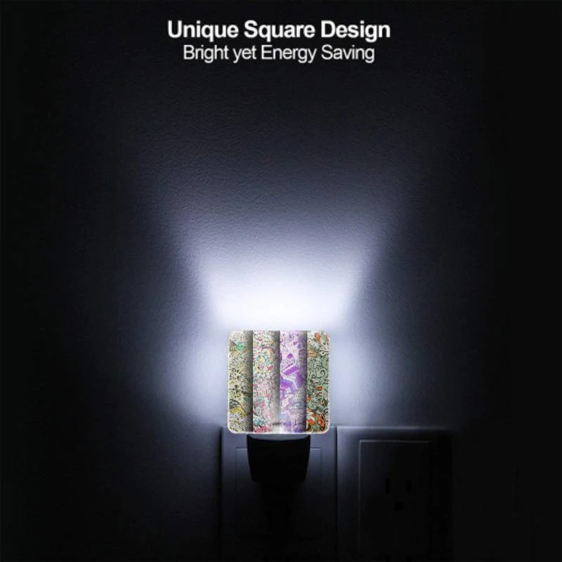 Night Light Set of 2, Three colorful paintings are displayed side by side. Night Light Set Of 2, Three Colorful Paintings Are Displayed Side By Side. -Pattern Night Light 51bb23ff07854ce003fea2e8d00427f3d436734b