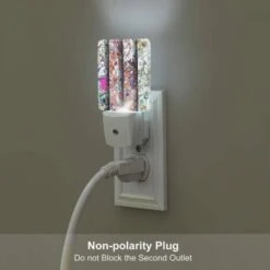 Night Light, Four Different Colored Paintings Of Flowers. 5 Night Light, Four Different Colored Paintings Of Flowers. -Pattern Night Light 51bdb7a8d3391d318c4f98fd130ee587f92e5bdc