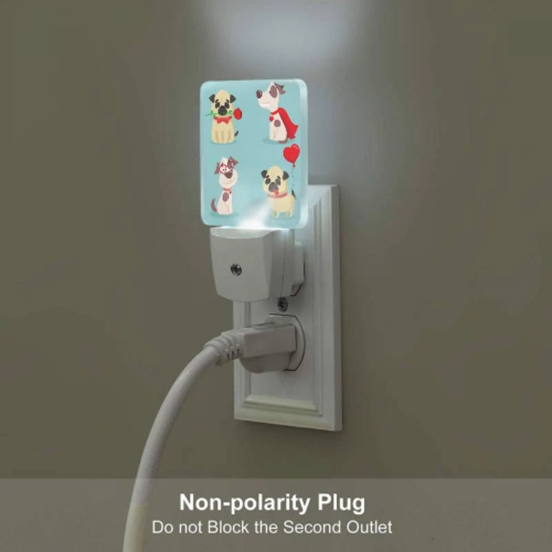 Night Light, Four different dog cartoons are shown Night Light, Four Different Dog Cartoons Are Shown -Pattern Night Light 530a3d85c2f63191a4d3f5d60715c037c7ed0642