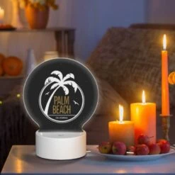 Round Acrylic Night Light, A Logo For Palm Beach 8 Round Acrylic Night Light, A Logo For Palm Beach -Pattern Night Light 56118562fb98dc15c2f01339c2d1057fdd79968b