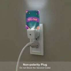 Night Light Set Of 2, A Purple And Orange Banner With The Words "trick Or Treat" On It. 6 Night Light Set Of 2, A Purple And Orange Banner With The Words "trick Or Treat" On It. -Pattern Night Light 563df72fcdf5e6ff7820b5193dab0e1ce5d4ee63