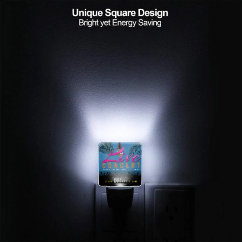 Night Light, A poster advertising a live concert. Night Light, A Poster Advertising A Live Concert. -Pattern Night Light 570755272305ba6ae704af5cb9216e1b56e05728